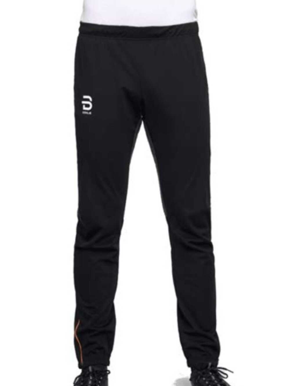 Men's Black Athletic / Cross Country Ski Pants - Performance Fit